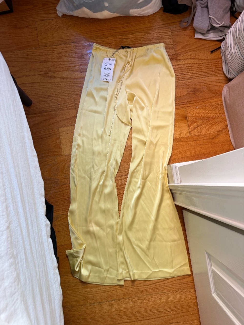 Zara Yellow Satin Set